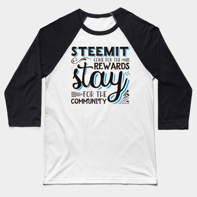 Steem on! Baseball T-Shirt by agsttne